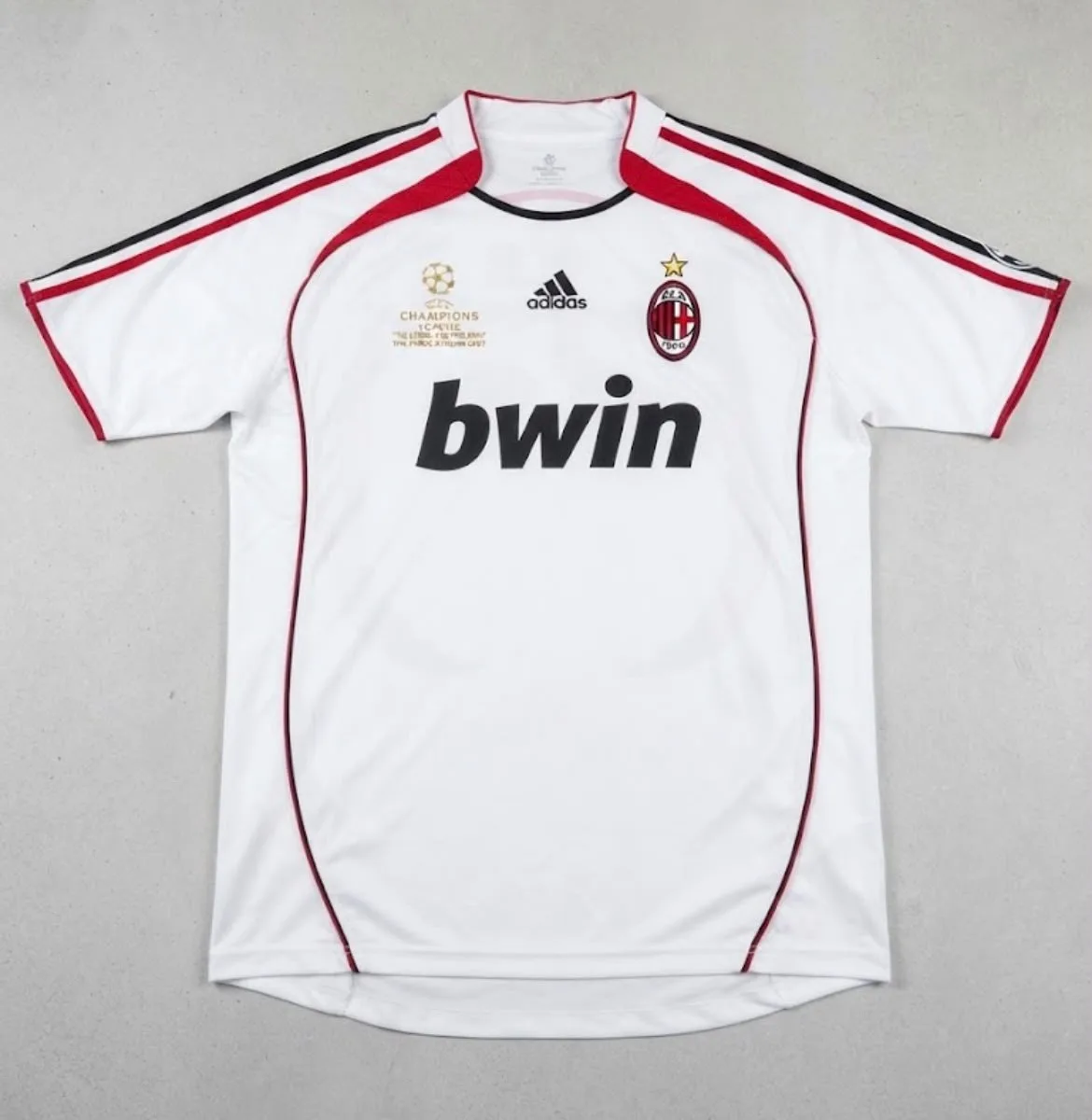 Camisa Milan retrô 2007 bwin