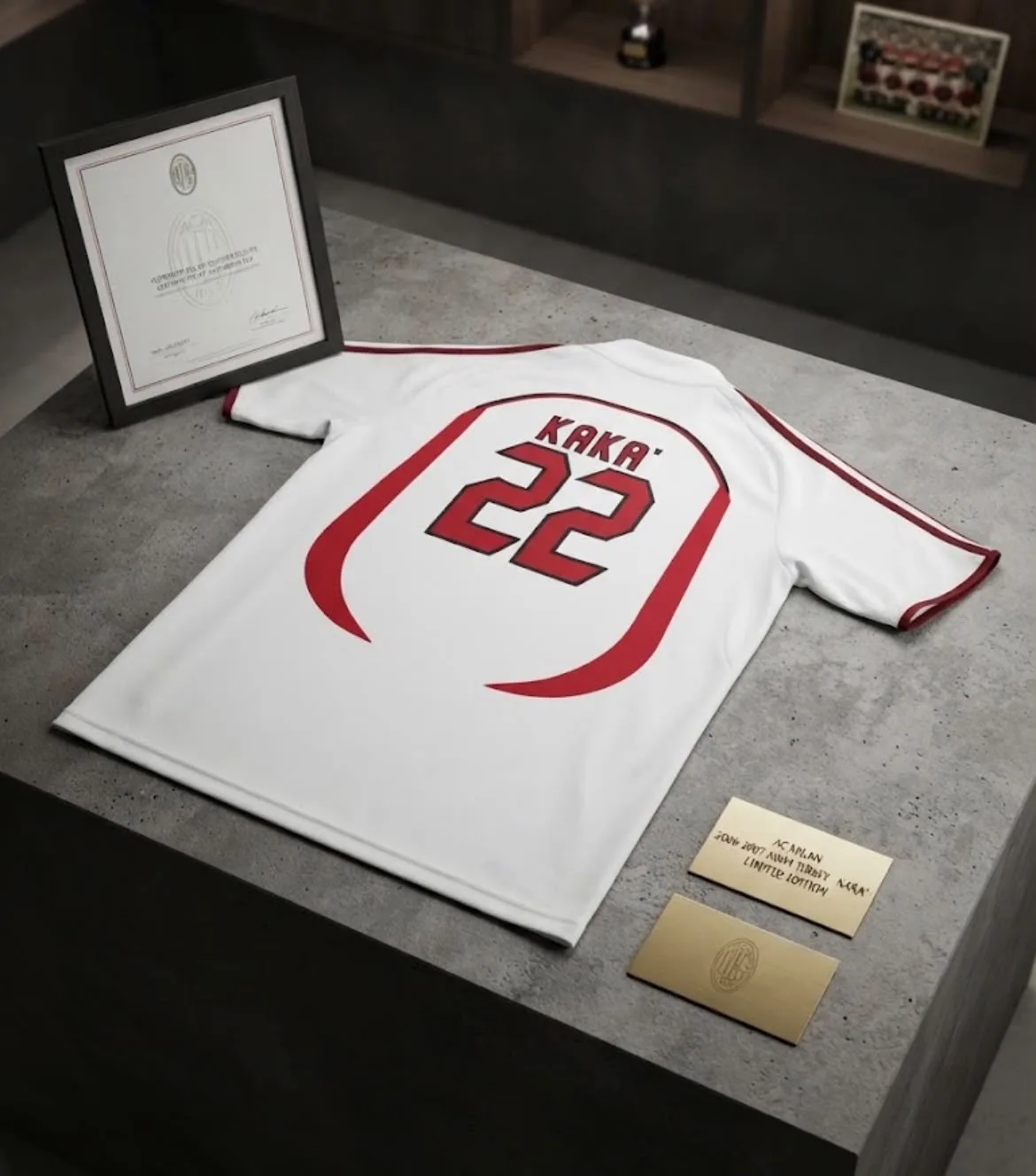 Camisa Milan retrô Kaká 22